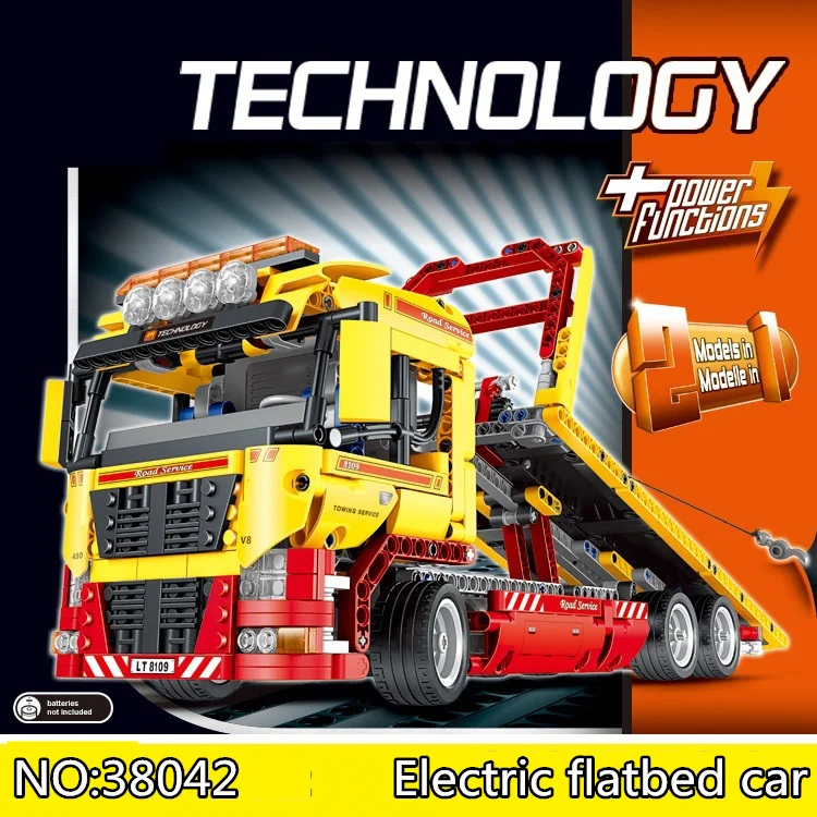 38042 20021 Technic Flatbed Truck Building Block Bricks Toy Car Compatible 8109 with Motor Battery Power Functions toy gift
38042 20021 Technic Flatbed Truck Building Block Bricks Toy Car Compatible 8109 with Motor Battery Power Functions toy gift