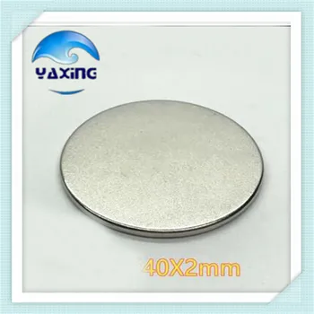 Free Shipping 5pcs Neodymium Magnet 40x2mm Strong rare earth Round Magnet 40*2mm Magnets
Free Shipping 5pcs Neodymium Magnet 40x2mm Strong rare earth Round Magnet 40*2mm Magnets