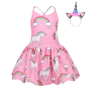 MUABABY Girls Unicorn Dress Backless Straps Flared Unicornio Clothes Children Summer Rainbow Clouds Princess Sundress Outfits
MUABABY Girls Unicorn Dress Backless Straps Flared Unicornio Clothes Children Summer Rainbow Clouds Princess Sundress Outfits