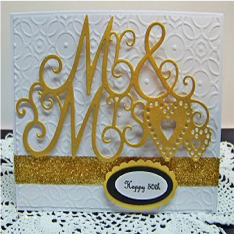 GJCrafts Word Dies Mr & Mrs Metal Cutting Dies New 2019 Love for Scrapbooking DIY Album Embossing Paper Stencil Craft Diecut
GJCrafts Word Dies Mr & Mrs Metal Cutting Dies New 2019 Love for Scrapbooking DIY Album Embossing Paper Stencil Craft Diecut