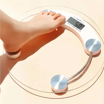 Digital Clear Tempered Glass Scales Body Weight Scale Floor Weighing Scales Electronic LCD Display kg/ib 5-150KG with Battery
Digital Clear Tempered Glass Scales Body Weight Scale Floor Weighing Scales Electronic LCD Display kg/ib 5-150KG with Battery
