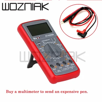 Digital multimeter and high precision automatic range buzzer burn prevention type capacitance table multimeter ammeter
Digital multimeter and high precision automatic range buzzer burn prevention type capacitance table multimeter ammeter