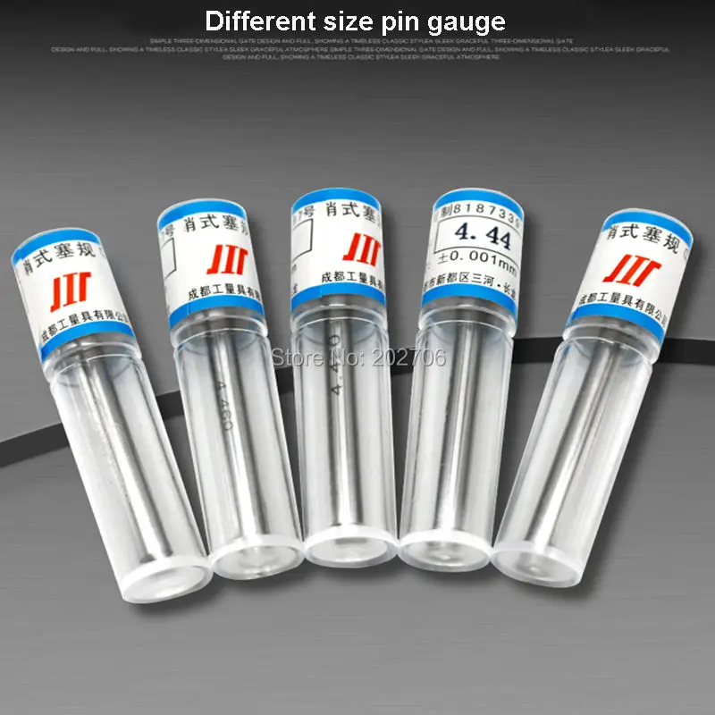 20pcs/lot Different size pin gauge Smooth Plug Gauge Hole Gauge, can choose size from 0.5-5.99mm step 0.01mm
20pcs/lot Different size pin gauge Smooth Plug Gauge Hole Gauge, can choose size from 0.5-5.99mm step 0.01mm