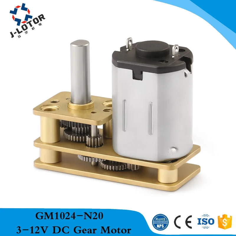 factory outlet GM1024-N20 1.5V 3V 6V 12V Micro DC Gear reducer motor Output shaft and motor same direction robot GM24
factory outlet GM1024-N20 1.5V 3V 6V 12V Micro DC Gear reducer motor Output shaft and motor same direction robot GM24