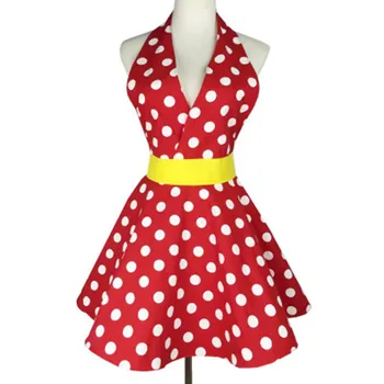 2 colors kitchen Women Cotton red dot custom fashion sexy lady apron home hotel clubhouse cafe kindergarten work Party MarT5
2 colors kitchen Women Cotton red dot custom fashion sexy lady apron home hotel clubhouse cafe kindergarten work Party MarT5