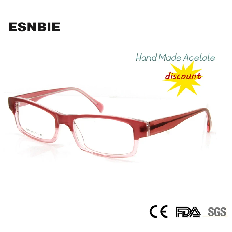 ESNBIE Designer Eye Glasses Frames for Women Cheap Hand Made Acetate Prescription Eyewear Fashion Optical Frame Female
ESNBIE Designer Eye Glasses Frames for Women Cheap Hand Made Acetate Prescription Eyewear Fashion Optical Frame Female