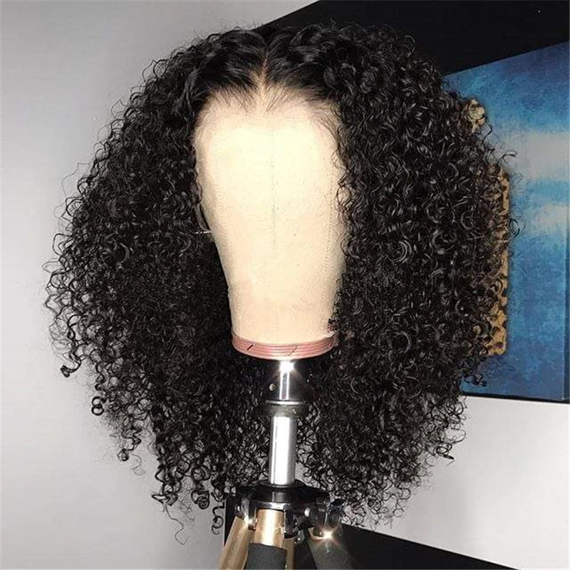 Afro Kinky Curly Human Hair Wig Lace Closure Wig Brazilian Remy Hair With Baby Hair Wigs for Black Women Hot Beauty Hair
Afro Kinky Curly Human Hair Wig Lace Closure Wig Brazilian Remy Hair With Baby Hair Wigs for Black Women Hot Beauty Hair