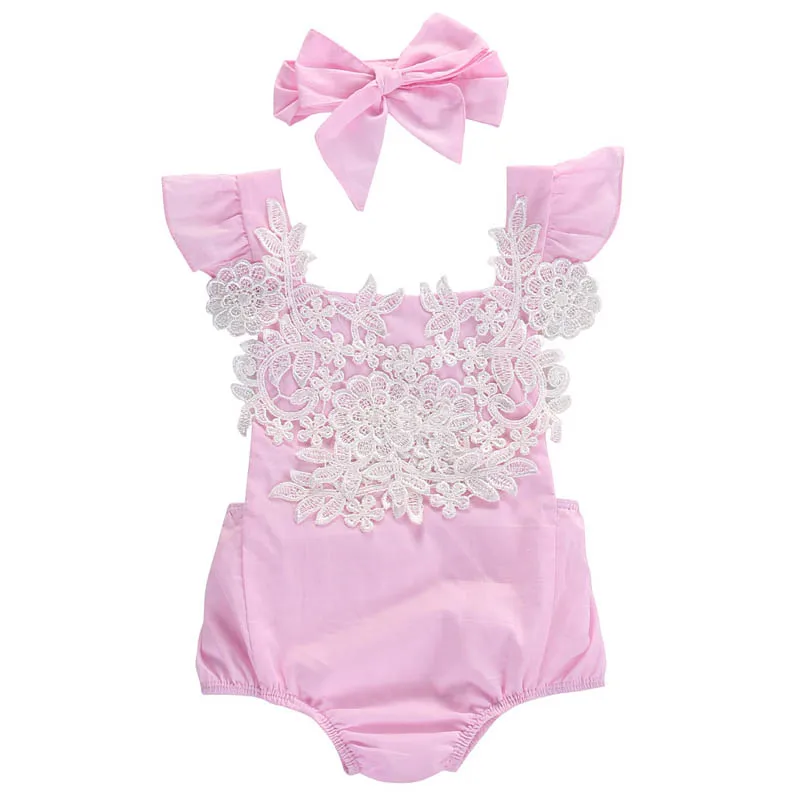 Summer Baby Girl Lace Rompers Jumpsuit Bowknot Headband Set Newborn Outfits Clothes BM88
Summer Baby Girl Lace Rompers Jumpsuit Bowknot Headband Set Newborn Outfits Clothes BM88