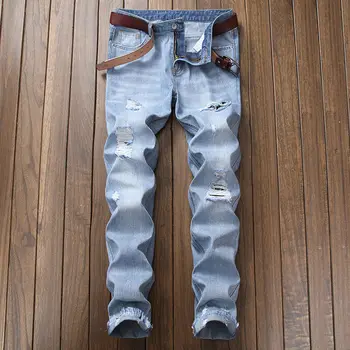 2017 new style hole patch beggars slim men jeans pants men's denim straight trousers 29-40
2017 new style hole patch beggars slim men jeans pants men's denim straight trousers 29-40