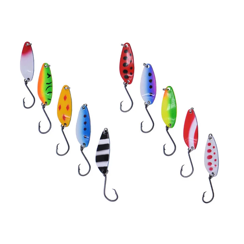 10Pcs/Lot 4cm/6g Spoon Ice Fishing Lure 10 Colors Metal Bass False Hard Bait Fishing Tackle
10Pcs/Lot 4cm/6g Spoon Ice Fishing Lure 10 Colors Metal Bass False Hard Bait Fishing Tackle