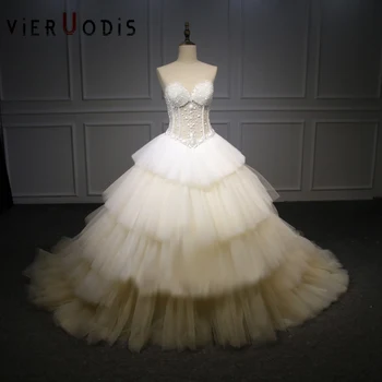 Vestido De Noiva Luxurious Wedding Dress Tiered Skirt 2019 Ball Gown Beading Dubai Arabic Muslim Wedding Gowns Bridal Dresses
Vestido De Noiva Luxurious Wedding Dress Tiered Skirt 2019 Ball Gown Beading Dubai Arabic Muslim Wedding Gowns Bridal Dresses