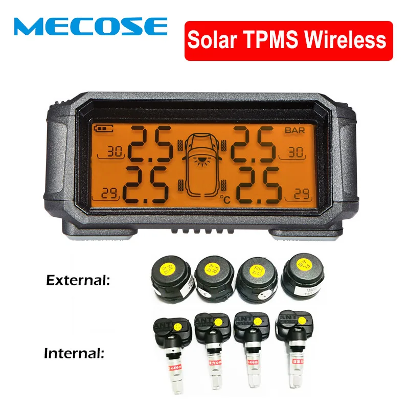 Tire Pressure Monitoring System TPMS Sensor Solar Car Tyre Pressure Control Alarm TMPS Wheel External Internal Sensors
Tire Pressure Monitoring System TPMS Sensor Solar Car Tyre Pressure Control Alarm TMPS Wheel External Internal Sensors