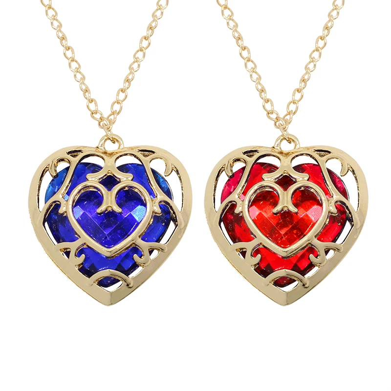 Hot Anime Game The Zelda Legend Jewelry Hallow Gold Frame Acrylic Heart Necklace Women Long Chain Necklaces & Pendants Colar
Hot Anime Game The Zelda Legend Jewelry Hallow Gold Frame Acrylic Heart Necklace Women Long Chain Necklaces & Pendants Colar