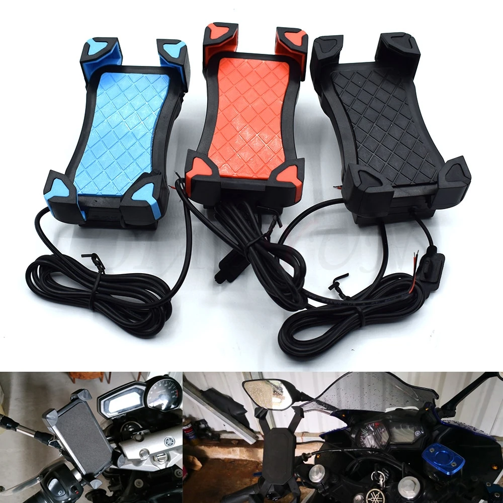 Universal Motorcycle Phone Holder Mobile Stand For Moto Support USB Charger Holder For Yamaha FZ6 FAZER FZ6R FZ8 FZ1 MT-07 FZ-07
Universal Motorcycle Phone Holder Mobile Stand For Moto Support USB Charger Holder For Yamaha FZ6 FAZER FZ6R FZ8 FZ1 MT-07 FZ-07