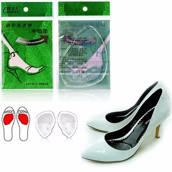 1 Pair Gel Insoles Cushions Forefoot Pain Relief Support Front Feet High Heel Shoes Slip soft Resistant Pad Foot Care Tool 
1 Pair Gel Insoles Cushions Forefoot Pain Relief Support Front Feet High Heel Shoes Slip soft Resistant Pad Foot Care Tool