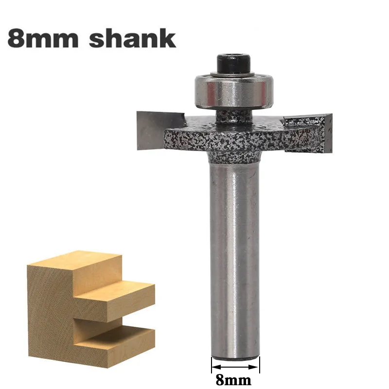 1pc 8mm Height 1/4" X Depth 3/8" T Slot Cutter Wood Router Bit Tungsten Cobalt Alloy Slotting And Rabbeting Router Bit
1pc 8mm Height 1/4" X Depth 3/8" T Slot Cutter Wood Router Bit Tungsten Cobalt Alloy Slotting And Rabbeting Router Bit