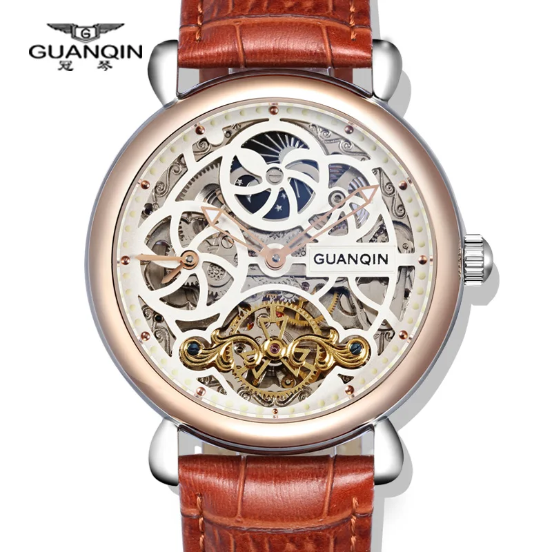 Top Brand watches GUANQIN Luxury Tourbillon Automatic Mechanical Watches Men Antique Big Dial Sapphire waterproof Men Watches
Top Brand watches GUANQIN Luxury Tourbillon Automatic Mechanical Watches Men Antique Big Dial Sapphire waterproof Men Watches