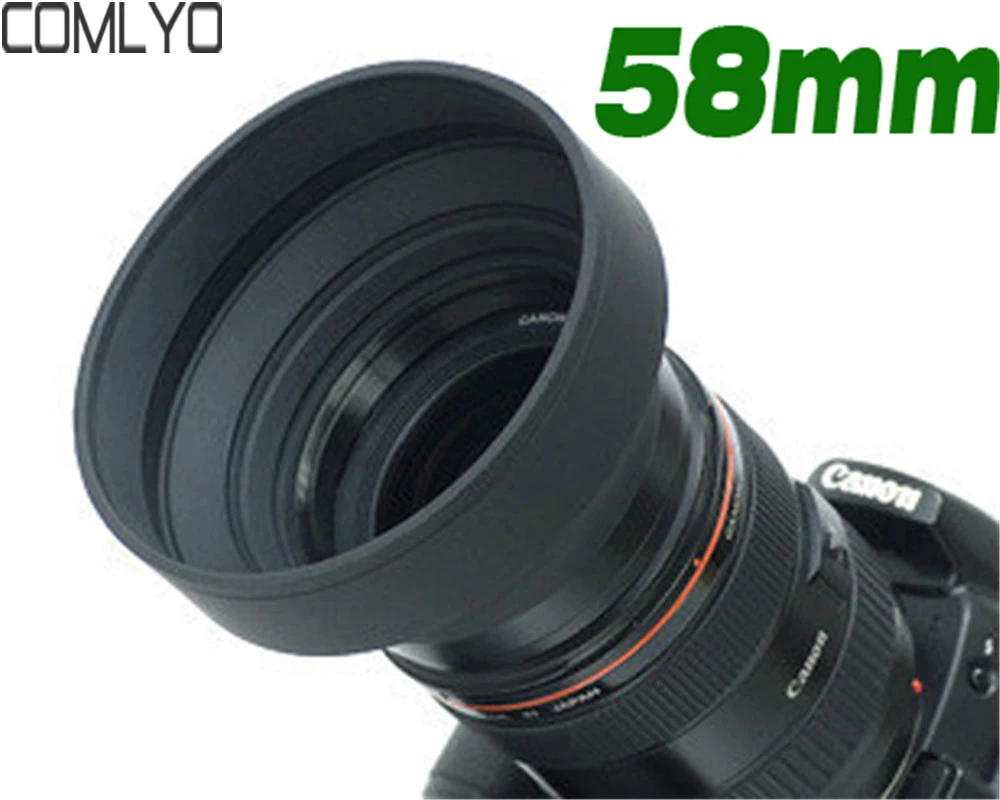 COMLYO Camera Lens Hood 58mm Lens Hood Screw Mount Flower Shape for Canon/Nikon/Tamron/Sigma/ Sony 58mm Lens Camera Newest
COMLYO Camera Lens Hood 58mm Lens Hood Screw Mount Flower Shape for Canon/Nikon/Tamron/Sigma/ Sony 58mm Lens Camera Newest