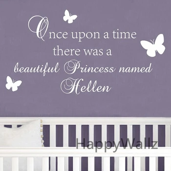 Custom Name Baby Nursery Wall Sticker DIY Once Upon A Time There Is A Princess Name Girls Wall Decal Name Wall Decors C68
Custom Name Baby Nursery Wall Sticker DIY Once Upon A Time There Is A Princess Name Girls Wall Decal Name Wall Decors C68