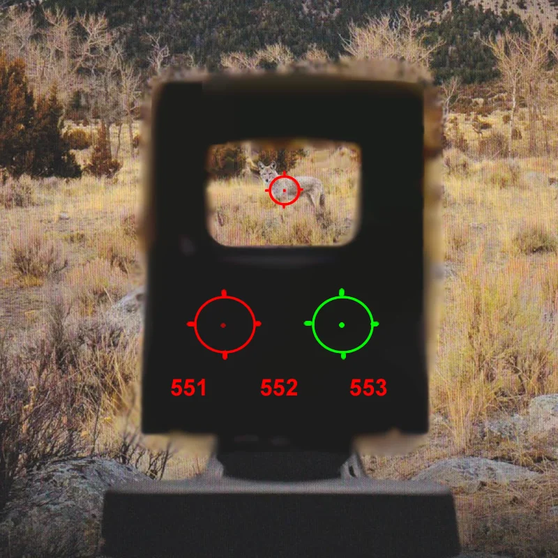 551 552 553 Red and Green Tactical Reflex Dot Sight for Airsoft with 20mm Rail Mount for Short gun Red Dot
551 552 553 Red and Green Tactical Reflex Dot Sight for Airsoft with 20mm Rail Mount for Short gun Red Dot