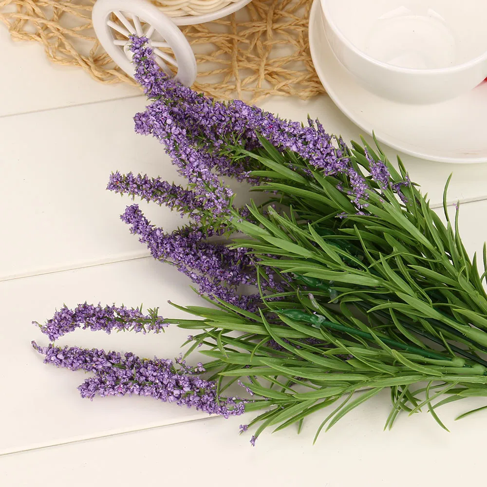 21 Heads Lavender Bouquet 2018 NEW Artificial ornament fake flowers for home party Wedding Decoration High Simulation D1
21 Heads Lavender Bouquet 2018 NEW Artificial ornament fake flowers for home party Wedding Decoration High Simulation D1