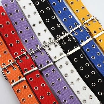 Womens Fashion Canvas Belts Hollow Out Air Hole Korean Style Decoration Belt Designer Casual Corset Belts for Pants Dresses
Womens Fashion Canvas Belts Hollow Out Air Hole Korean Style Decoration Belt Designer Casual Corset Belts for Pants Dresses