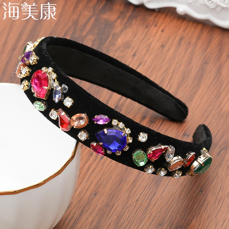 Haimeikang Baroque Jeweled Headband Women Wedding Bride Crystal Hairband Rhinestone Bezel Elegant Hair Accessories Headwear
Haimeikang Baroque Jeweled Headband Women Wedding Bride Crystal Hairband Rhinestone Bezel Elegant Hair Accessories Headwear
