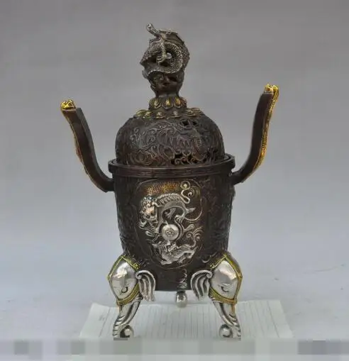 song voge gem S6868 15" chinese bronze gilt dragon foo dog lion beast elephant statue Incense Burner
song voge gem S6868 15" chinese bronze gilt dragon foo dog lion beast elephant statue Incense Burner