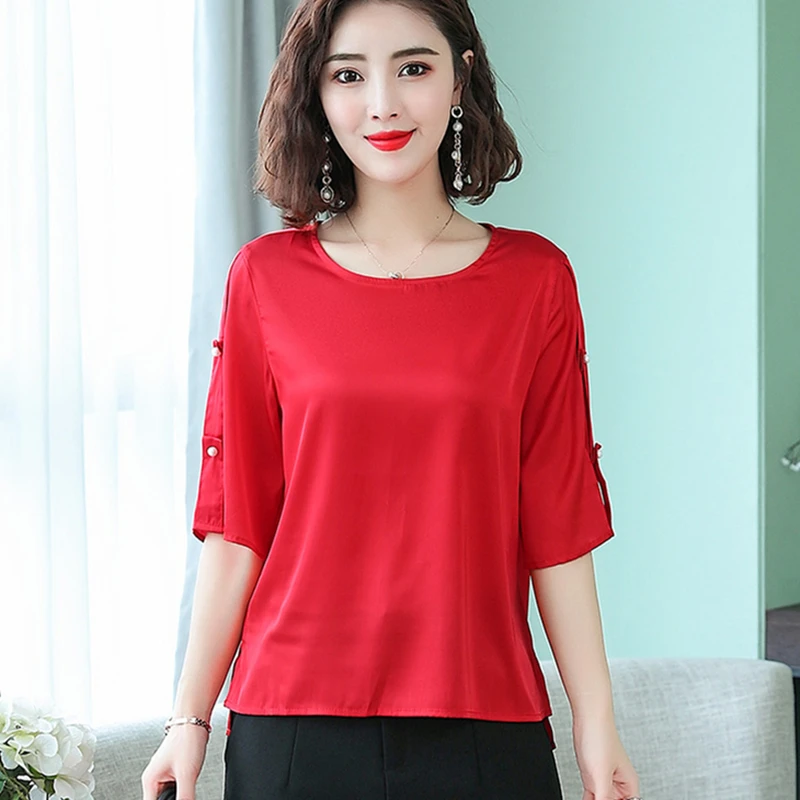 Korean Fashion Silk Women Blouses Satin Pink Women Shirts Plus Size XXXL/4XL Womens Tops and Blusas Femininas Elegante
Korean Fashion Silk Women Blouses Satin Pink Women Shirts Plus Size XXXL/4XL Womens Tops and Blusas Femininas Elegante