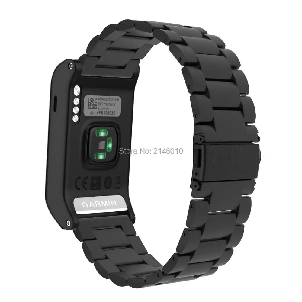 Replacement Stainless Steel Adjustable Smart Watch Band Strap Bracelet with Adapter Tools for Garmin Vivoactive HR Sports GPS
Replacement Stainless Steel Adjustable Smart Watch Band Strap Bracelet with Adapter Tools for Garmin Vivoactive HR Sports GPS