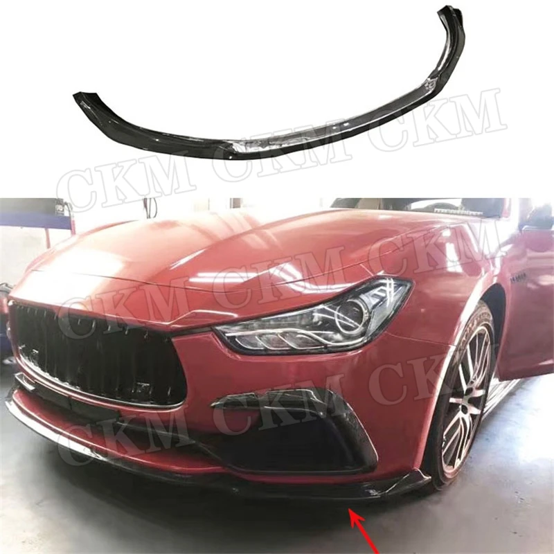Carbon Fiber Front Lip Spoiler Bumper Chin Shovel Guard for Maserati Ghibli 2014-2017 Car Styling
Carbon Fiber Front Lip Spoiler Bumper Chin Shovel Guard for Maserati Ghibli 2014-2017 Car Styling