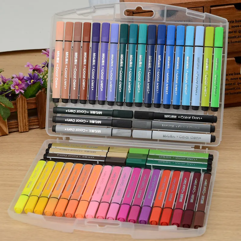 48 Colors/Set Washable Large Color Pens with Triangle Barrel Kids Art and Crafts School DIY Painting Supplies Student Drawing
48 Colors/Set Washable Large Color Pens with Triangle Barrel Kids Art and Crafts School DIY Painting Supplies Student Drawing
