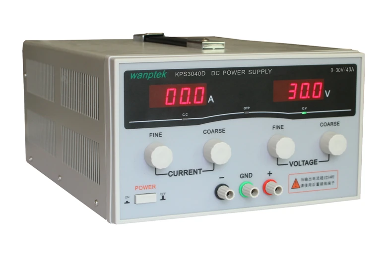 KPS3040D High precision High Power Adjustable LED Dual Display Switching DC power supply 220V EU 30V/40A
KPS3040D High precision High Power Adjustable LED Dual Display Switching DC power supply 220V EU 30V/40A