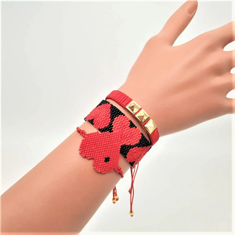 Shinus MIYUKI Bracelet Delica Beads Brracelet Boho Chic Red Heart Bijoux Love Pulseras Mujer 2019 Couple Jewelry Handmade Summer
Shinus MIYUKI Bracelet Delica Beads Brracelet Boho Chic Red Heart Bijoux Love Pulseras Mujer 2019 Couple Jewelry Handmade Summer