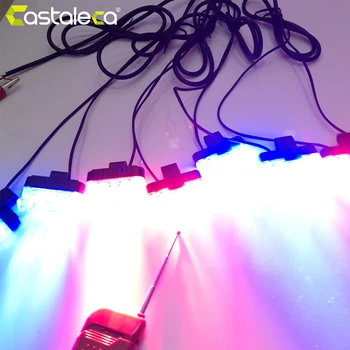 Castaleca Car Truck 8X2 LED Strobe Warning Police Light Wireless Remote Red Blue DC 12V Emergency Flashing Day Lamp
Castaleca Car Truck 8X2 LED Strobe Warning Police Light Wireless Remote Red Blue DC 12V Emergency Flashing Day Lamp
