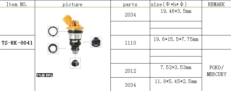 Free shipping!!100sets/box KEIHIN TOP FEED MPI Fuel Injector Repair Kits TS-RK0041
Free shipping!!100sets/box KEIHIN TOP FEED MPI Fuel Injector Repair Kits TS-RK0041