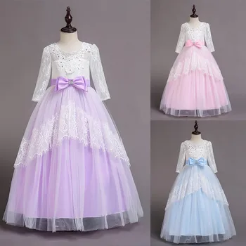 Baby Girl Nine-Point Sleeve Bow Dress Lace Side Dress Formal Dress Beach Sundress Women Summer Dresses HOOLER
Baby Girl Nine-Point Sleeve Bow Dress Lace Side Dress Formal Dress Beach Sundress Women Summer Dresses HOOLER