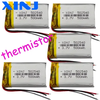 5pcs 3.7V 500mAh lithium polymer battery lipo cell 3wire for thermisor 502540 For Camera E-book Driving Telephone watches Game
5pcs 3.7V 500mAh lithium polymer battery lipo cell 3wire for thermisor 502540 For Camera E-book Driving Telephone watches Game