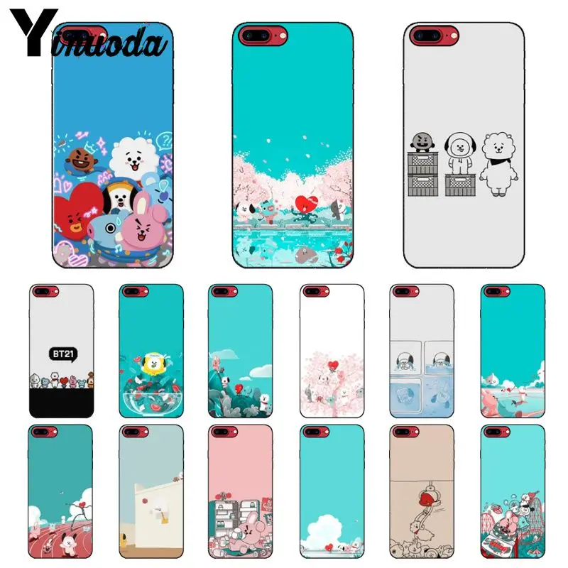 Yinuoda BTS Korea Bangtan Boys Young Forever BT21 Phone Accessories Case for iPhone 8 7 6 6S Plus X XS MAX 5 5S SE XR Cellphones
Yinuoda BTS Korea Bangtan Boys Young Forever BT21 Phone Accessories Case for iPhone 8 7 6 6S Plus X XS MAX 5 5S SE XR Cellphones