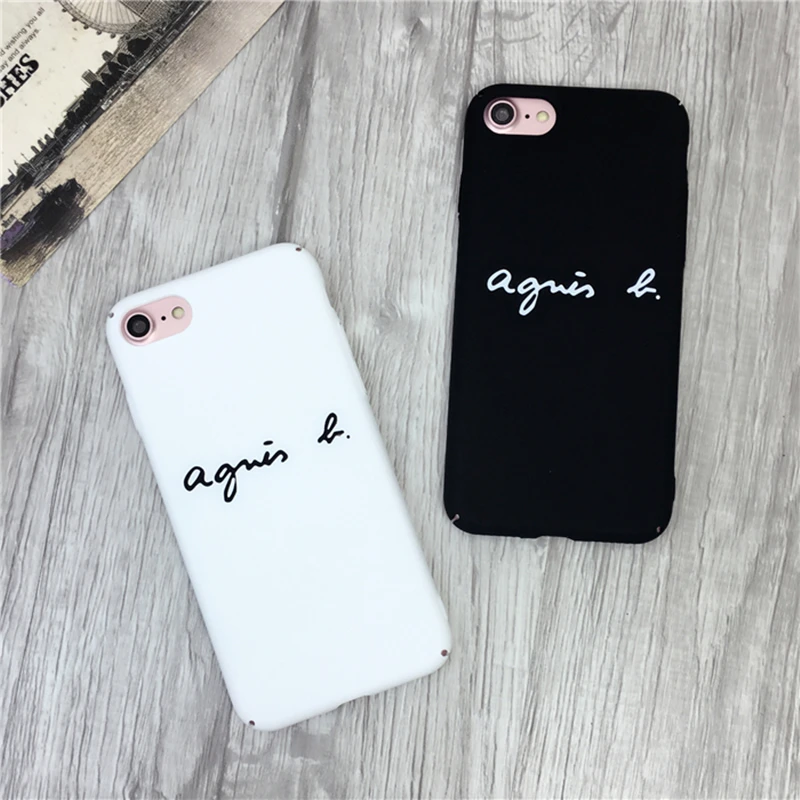 Fashion france Creative agnes b Brand Matte hard PC back case cover For iPhone 6 6s 6Plus 7 7 Plus 8 8plus X Phone coque fundas
Fashion france Creative agnes b Brand Matte hard PC back case cover For iPhone 6 6s 6Plus 7 7 Plus 8 8plus X Phone coque fundas