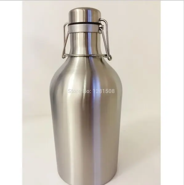 Stainless Steel Beer Growler - 64 oz,Swing Top Beer Growler,Beer Bottle Ultimate Growler 2 Litre 304 Stainless Steel - Home Brew 
Stainless Steel Beer Growler - 64 oz,Swing Top Beer Growler,Beer Bottle Ultimate Growler 2 Litre 304 Stainless Steel - Home Brew
