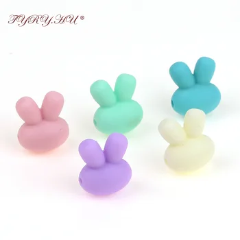 TYRY.HU 100pc Rabbit Silicone Beads Baby Teethers Accessories Bead For DIY Teething Necklace Nursing Silicone Beads Wholesale
TYRY.HU 100pc Rabbit Silicone Beads Baby Teethers Accessories Bead For DIY Teething Necklace Nursing Silicone Beads Wholesale