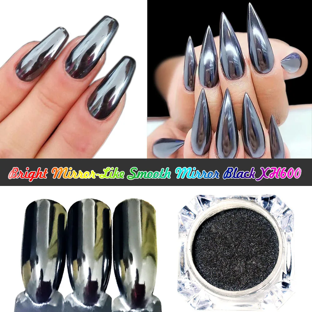 1Box 0.5g Aurora Bright Black Magic Mirror Glitters Powder Chrome Pigment Luster Thin Dust Nail Art Manicure Decorations XH600
1Box 0.5g Aurora Bright Black Magic Mirror Glitters Powder Chrome Pigment Luster Thin Dust Nail Art Manicure Decorations XH600