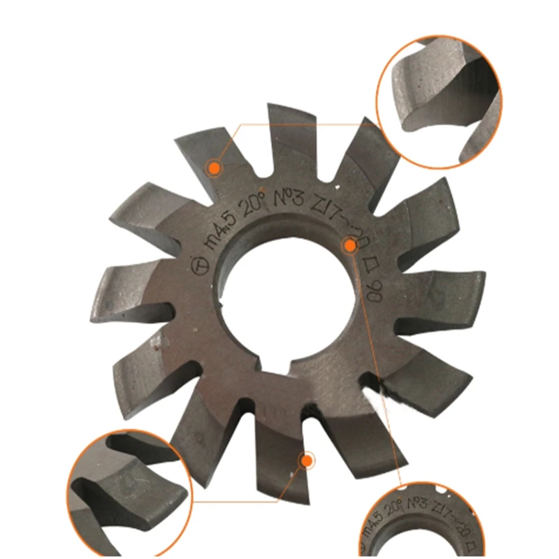 1PCS M0.5 M0.75 M1 M1.25 M1.5 M2 M2.5 M3 M4 M5-M10 Modulus PA20 degrees NO.1-NO.8 HSS Gear Milling cutter Gear cutting tools
1PCS M0.5 M0.75 M1 M1.25 M1.5 M2 M2.5 M3 M4 M5-M10 Modulus PA20 degrees NO.1-NO.8 HSS Gear Milling cutter Gear cutting tools