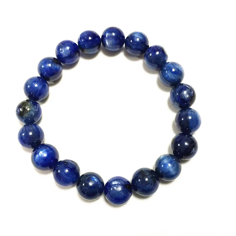 8-8.5 mm Blue Kyanite Bracelets 100% Nature Color Not Dyed Not Synthetic Men Bracelet Girls Love Jewerly
8-8.5 mm Blue Kyanite Bracelets 100% Nature Color Not Dyed Not Synthetic Men Bracelet Girls Love Jewerly