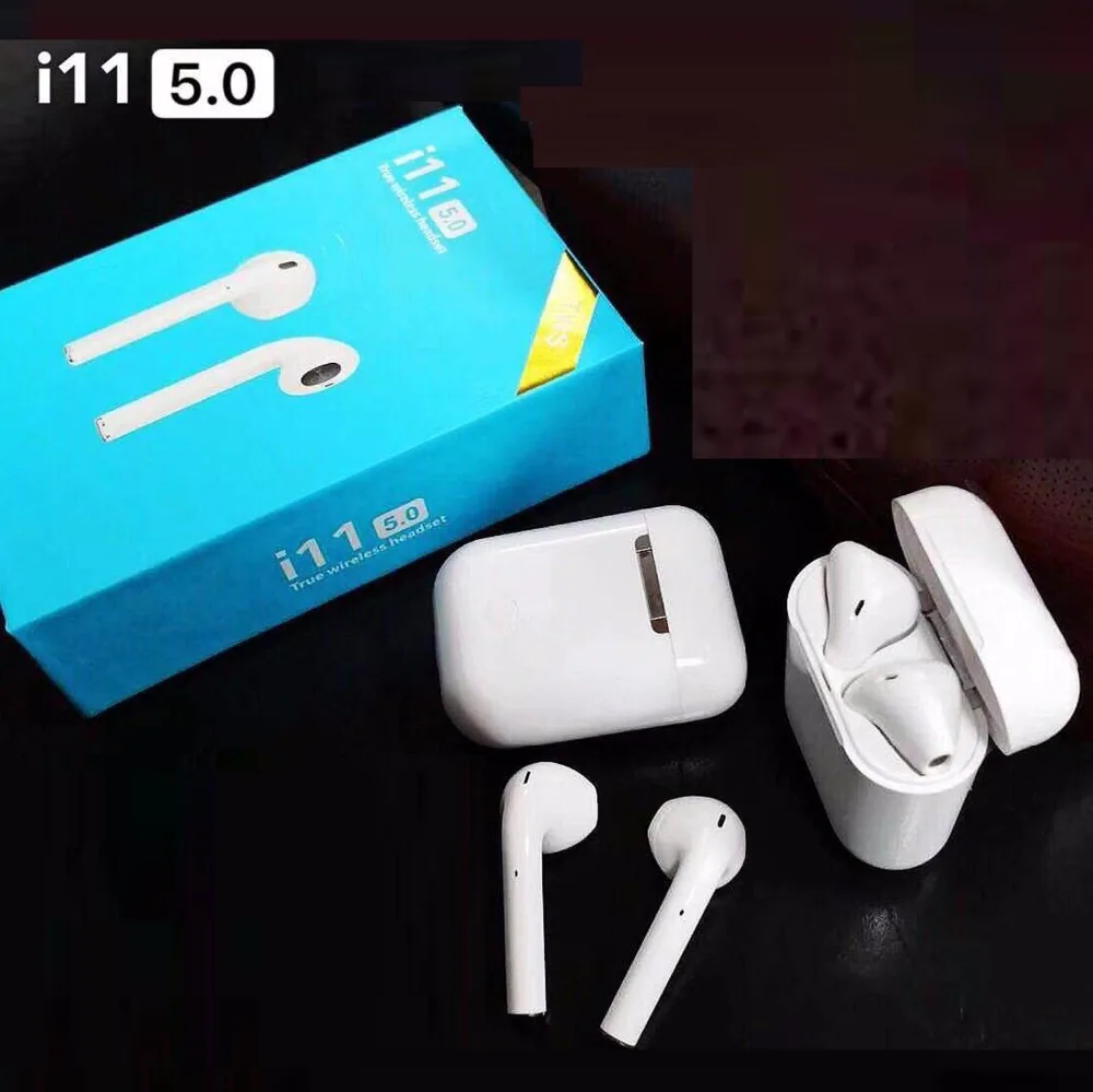 i11 TWS Bluetooth 5.0 Earphone Air Wireless Mini pod Headset Earbuds Stereo Handsfree With Charging Box Mic for iphone Android
i11 TWS Bluetooth 5.0 Earphone Air Wireless Mini pod Headset Earbuds Stereo Handsfree With Charging Box Mic for iphone Android