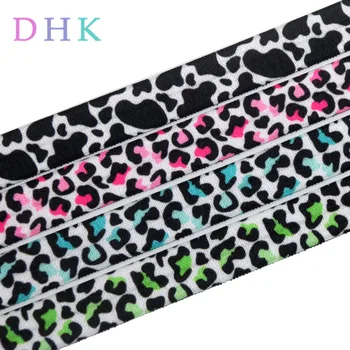 DHK 5/8'' 5yards jungle cow leopard printed Fold Elastic FOE stretch ribbon hairbow headwear headband DIY Wholesale C1540
DHK 5/8'' 5yards jungle cow leopard printed Fold Elastic FOE stretch ribbon hairbow headwear headband DIY Wholesale C1540