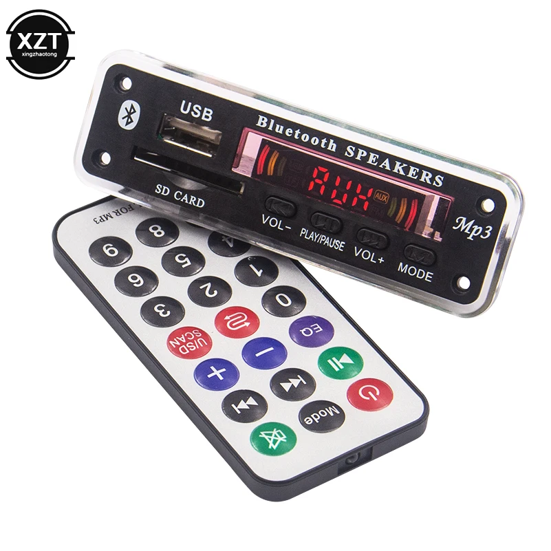 sale! Bluetooth 5.0 5V 12V MP3 player WMA Decoder Board Audio Module USB SD AUX FM Audio Radio player Module For Car accessorie
sale! Bluetooth 5.0 5V 12V MP3 player WMA Decoder Board Audio Module USB SD AUX FM Audio Radio player Module For Car accessorie