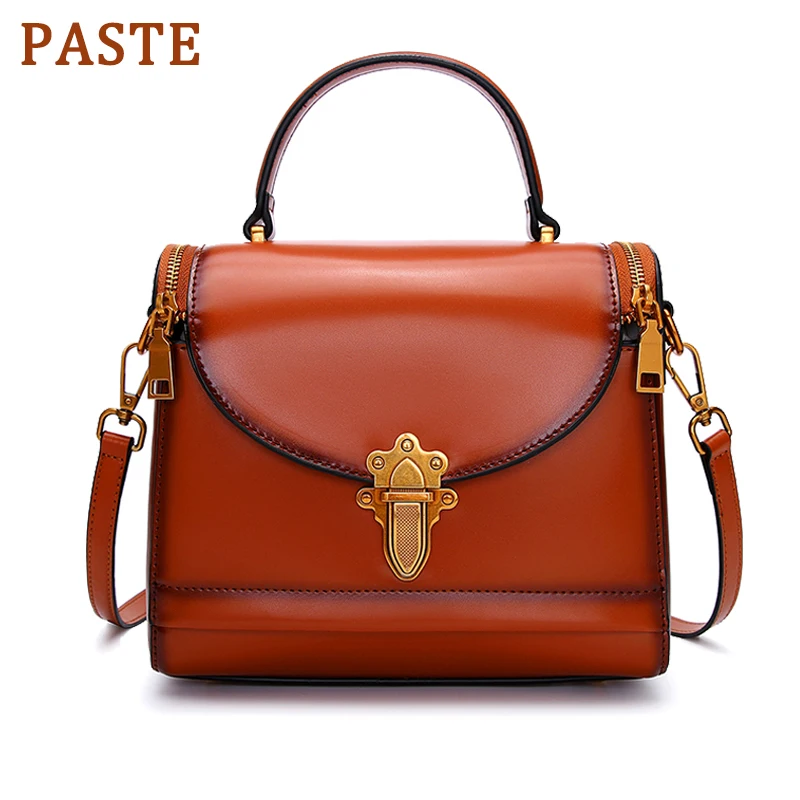 PASTE Brand New Retro Women Messenger Bags Small Shoulder Bag High Quality Genuine Leather Tote Bag Big Capacity Handbags
PASTE Brand New Retro Women Messenger Bags Small Shoulder Bag High Quality Genuine Leather Tote Bag Big Capacity Handbags