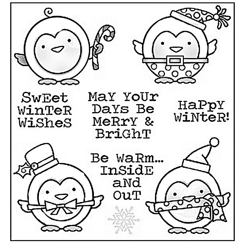 AZSG Christmas Penguin Clear Stamps/Seal For DIY Scrapbooking Decorative Card Making Craft Fun Decoration Supplies New Arrivals
AZSG Christmas Penguin Clear Stamps/Seal For DIY Scrapbooking Decorative Card Making Craft Fun Decoration Supplies New Arrivals